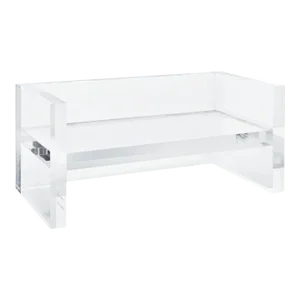 Modern Transparent Acrylic Bench