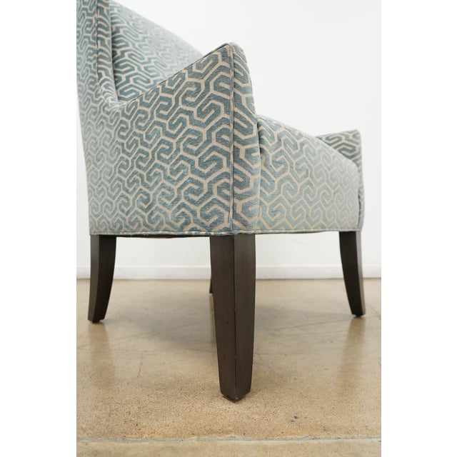 Blue Ethan Allen Larkin Host Chairs (Set of 2 For Sale - Image 8 of 17