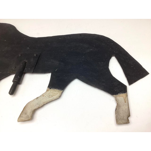 Late 19th Century Sheet Iron Running Horse Weathervane For Sale - Image 4 of 8