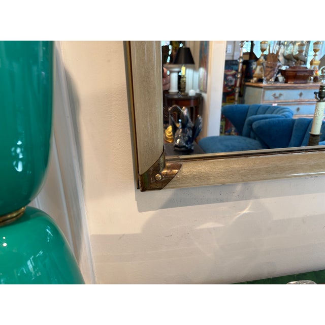 Archimede Seguso Murano Glass Mirror by Archimede Seguso For Sale - Image 4 of 8