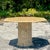 Sand Late 20th Century Vintage Italian Octagon Stone Center Table For Sale - Image 8 of 8