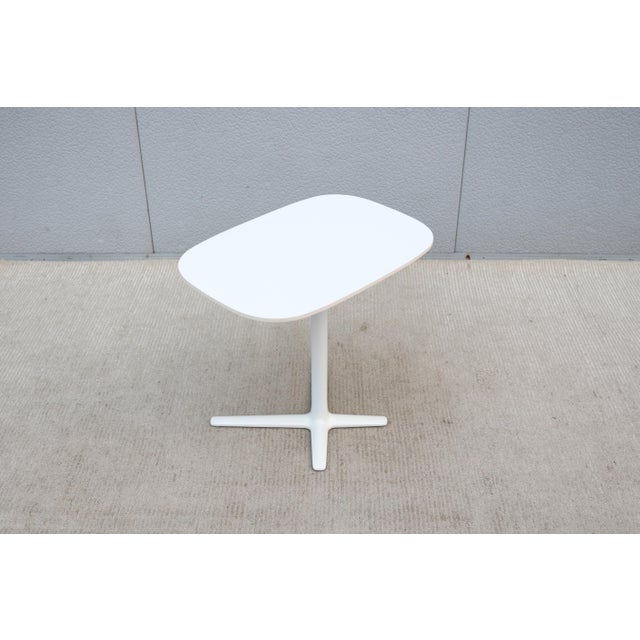 Modern Davis Furniture Lift Height Adjustable White Rectangle Occasional Table For Sale In New York - Image 6 of 18