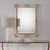 New Gold W/ Acrylic Bars Mirror For Sale - Image 4 of 5