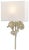 Transitional Currey & Company Gingko Wall Sconce, Silver For Sale - Image 3 of 4