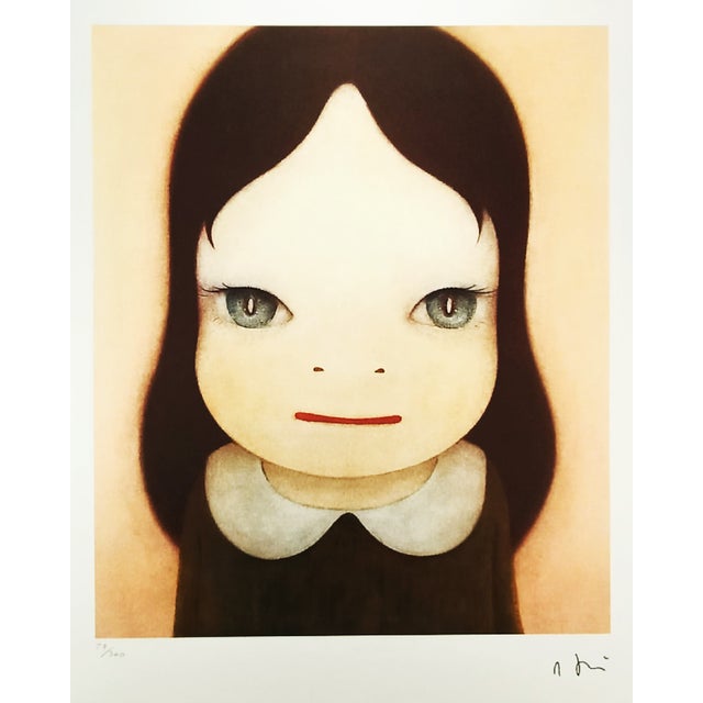 Nara Yoshitomo Limited Edition Lithograph (After) Limited Edition Lithograph n 27 / 300 - Numbers signed in Pencil....