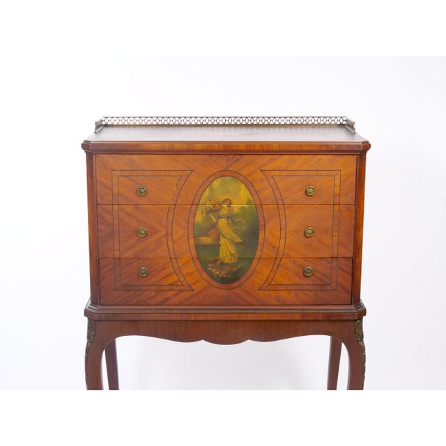 Wood Antique Adam-Style Mahogany Silverware Cabinet, Early to Mid 19th Century For Sale - Image 7 of 13