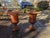 1980s Pair Vintage Iron Planters For Sale - Image 5 of 14