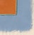 Terracotta and Gray-Blue Abstract Minimalist Art Print, Emily Keating Snyder, 24 X 30 Print in Wood Frame For Sale - Image 4 of 4