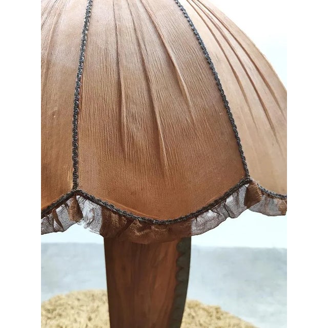 Mid-Century Art Deco Style Wooden Airplane Propeller Floor Lamp, 1940s For Sale - Image 4 of 8