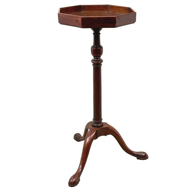 Antique Georgian Mahogany Torchere Candle Stand, 1750 For Sale - Image 11 of 11