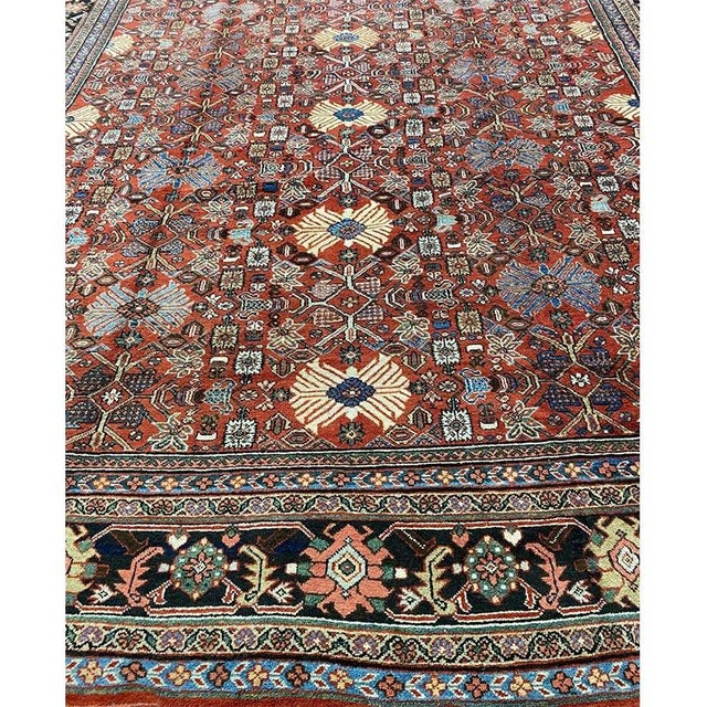 Textile Early 21st Century Early 21s Persian Mahal Area Rug 11’9″ X 19’6″ For Sale - Image 7 of 12