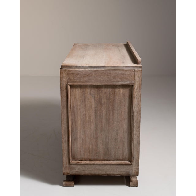 1930s French Beige Art Deco Oak Chest of Drawers For Sale - Image 15 of 15