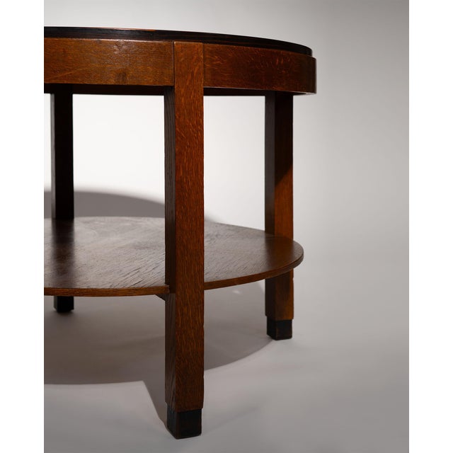 Mi-Century Modern Amsterdam School Side Table, 1920s For Sale - Image 6 of 9
