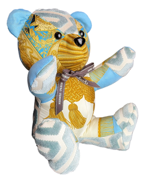 Hermes Poste Et Cavalerie Vintage Silk Scarf Tender Teddy Bear
