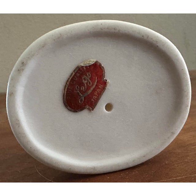 Ceramic Vintage Mid 20th Century White Bisque Porcelain Pheasants Figurine For Sale - Image 7 of 9