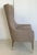 Caracole Caracole Couture Taupe Chenille Custom Perfect Chairs Pair For Sale - Image 4 of 8