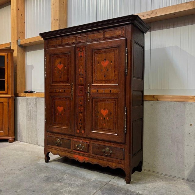 Antique Wedding Cabinet, France, 1825 For Sale - Image 3 of 18