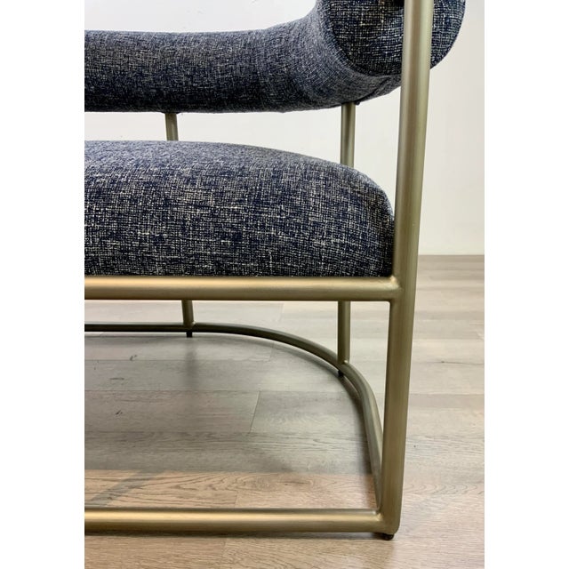 Modern Navy Blue and White Chaise Lounge Chairish