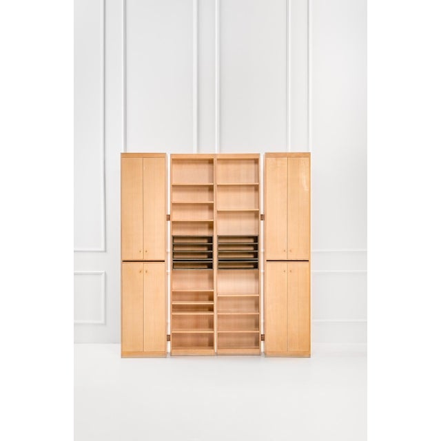 1980s Rialto Four-Module Bookcase by Carlo Scarpa for Simon Gavina, 1975, Set of 4 For Sale - Image 5 of 5