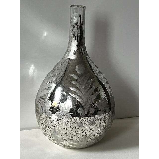 Mid Century Gless Vase For Sale - Image 12 of 13