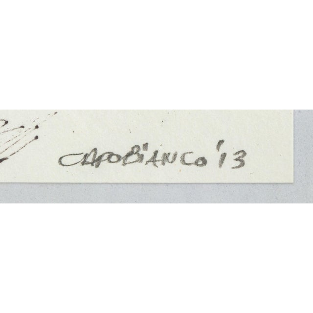Domenick Capobianco Abstract Figural Ink, 3 For Sale - Image 4 of 11