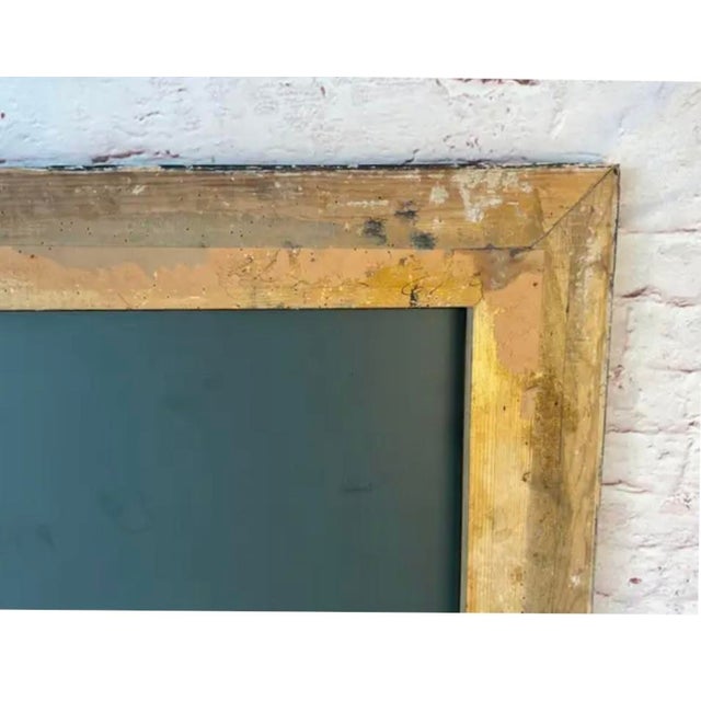 Large Italian Ebonized and Faux Tortoise Framed Mirror For Sale - Image 4 of 16