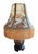A one-of-a-kind custom lamp shade featuring a richly detailed orange persimmon botanical design on linen-backed silk. The...