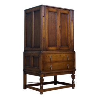 Vintage Oak Drinks Cabinet, 1960s For Sale