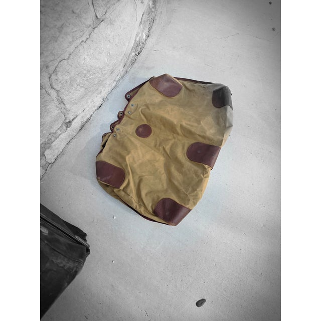Animal Skin Antique Leather Suitcase Shop Prop For Sale - Image 7 of 11