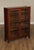 High Quality Antique Early 20th Century Oak Display Bookcase with Pair of Glazed Doors Opening to Adjustable Wooden Shelves