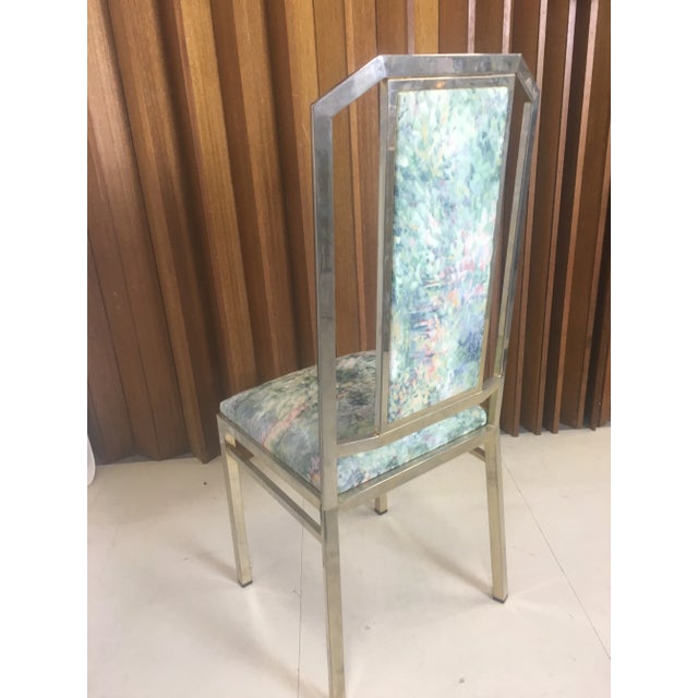 Chrome Set of 6 Chromed Steel Dining Chairs 1980s | Jc Mahey For Sale - Image 8 of 11