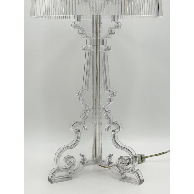 1980s Ferruccio Laviani "Bourgie" Crystal Table Lamp for Kartell, Italy For Sale - Image 13 of 18