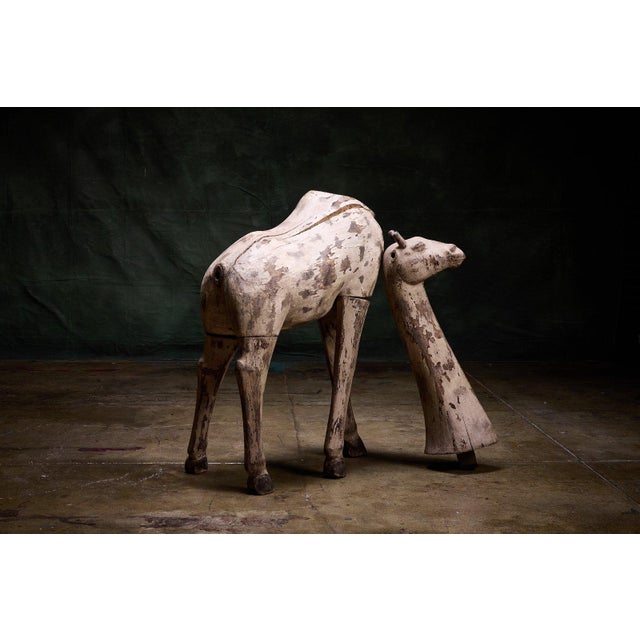 Late 19th Century 19th Century French Giraffe Sculpture - 6' Tall For Sale - Image 5 of 5