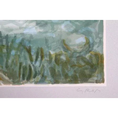 Artist: Bogdan Grom, Italian (1918 - ) Title: Morning Walk Year: circa 1979 Medium: Lithograph, signed and numbered in...