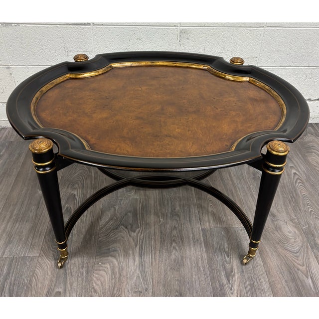 Vintage Maitland Smith Suave Collection Cocktail Coffee Table For Sale - Image 11 of 15