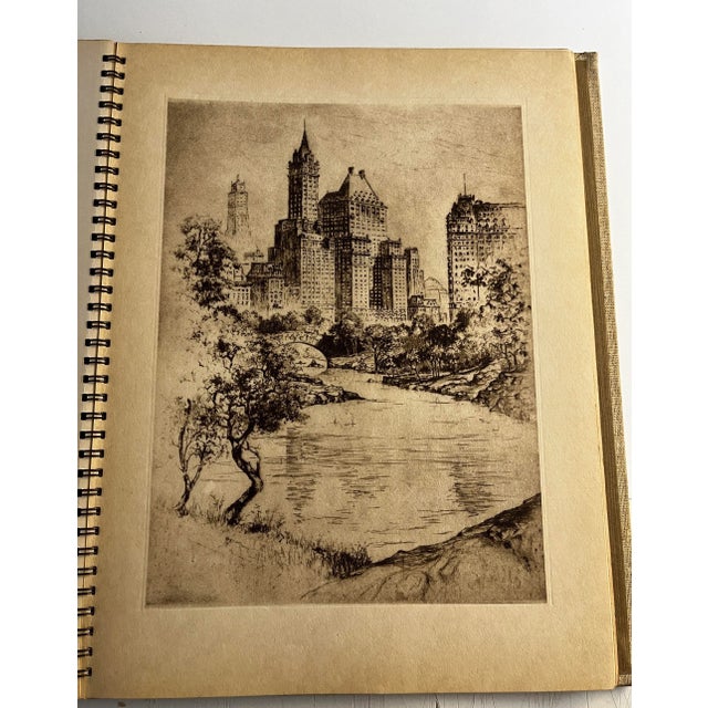 1939 New York in Etchings Book For Sale - Image 9 of 12