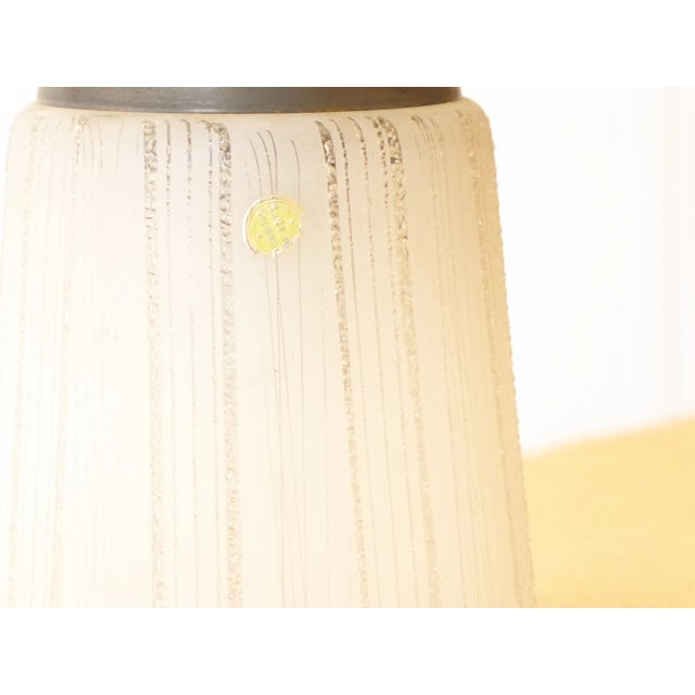 Mid-Century West German Glass Pendant Lights - a Pair For Sale - Image 4 of 5