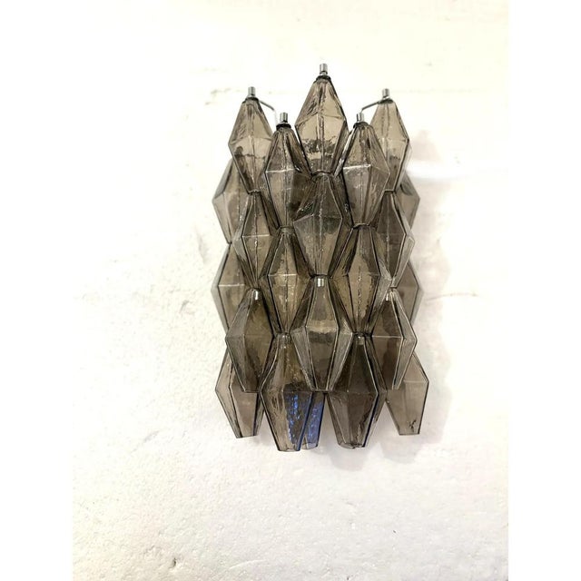 Poliedri Murano Glass Wall Sconces by Simoeng, Set of 2 For Sale - Image 6 of 8