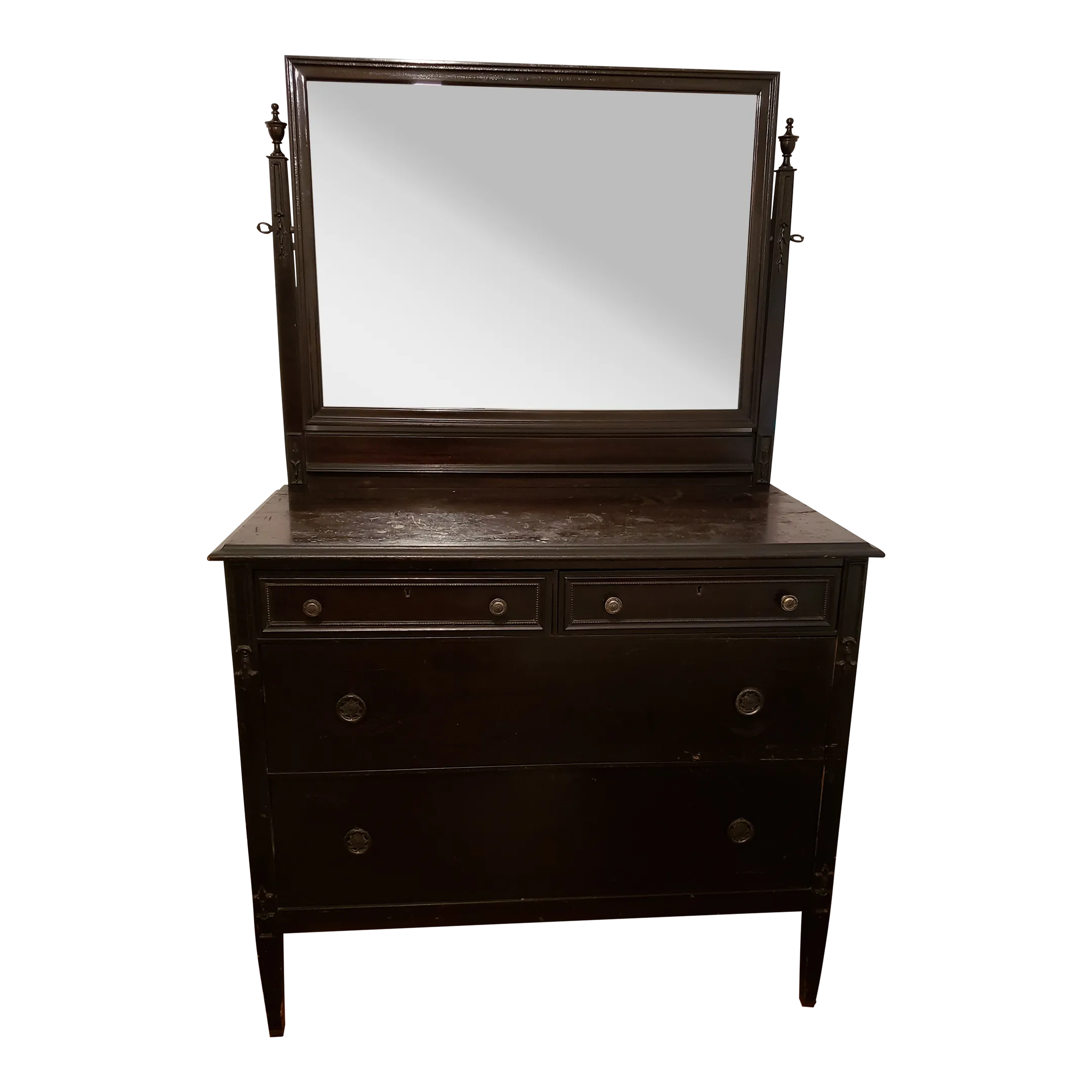 1930s Vintage Sligh-Lowry Dresser and Mirror | Chairish
