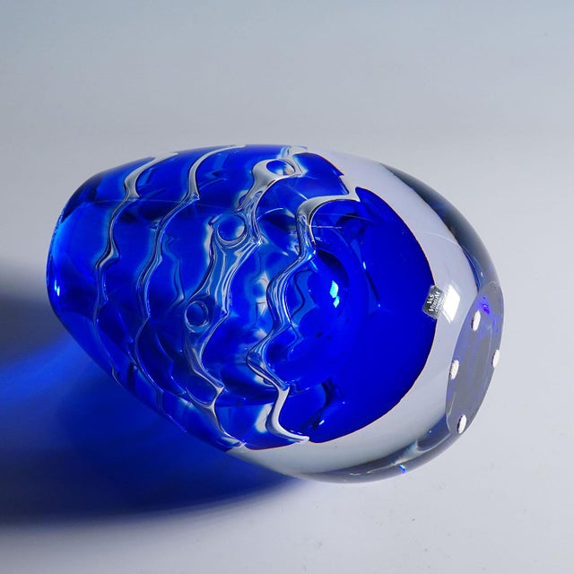 Mid-Century Modern Unique Ariel Vase by Mikael Kenlind for Vase Vitreum, Sweden For Sale - Image 3 of 8