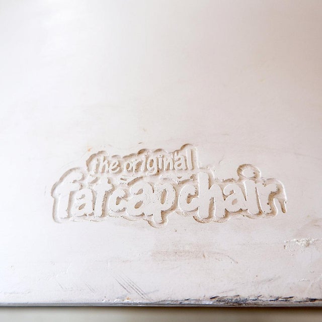 Modern Dutch Graphic Fat Cap Stool by Sander van Heukelom For Sale - Image 3 of 16