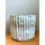 Vintage Faux Bamboo White Ceramic Pot For Sale - Image 9 of 12