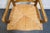 Brown High End Vintage Solid Rubberwood Country French Ladderback Dining Arm Chair W. Rush Seat For Sale - Image 8 of 10