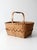 Antique Folk Art Splint Gathering Basket For Sale - Image 4 of 13