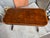 Antique Leather Top Federal Style Mahogany Hollywood Regency Coffee Table For Sale In Sacramento - Image 6 of 12
