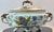 Ceramic Rare Antique Royal Worcester Hand Painted Chinoiserie Porcelain Tureen, Elaborate Elephant Molded Handles & Dragon Head With Chicken Feet Lid Handle For Sale - Image 7 of 15