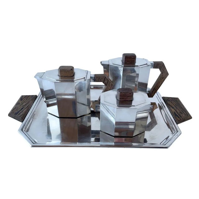 Vintage Coffee / Tea Service, Set of 4 For Sale - Image 6 of 6