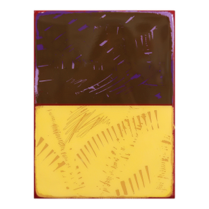The Window 348 - Original Minimalist Mixed Media Acrylic and Resin Painting on Wood Panel by Ricky Hunt