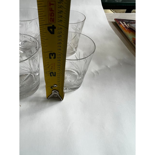 Up for consideration is a beautiful vintage collection of small glasses with etched details. These would look lovely in...