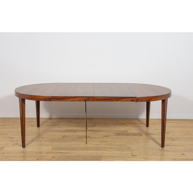 Mid-Century Modern Extendable Dining Table in Rosewood by Severin Hansen for Haslev Møbelsnedkeri, Denmark, 1960s For Sale - Image 9 of 18